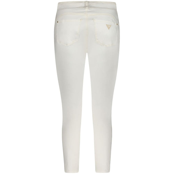 White Cotton Women Jeans