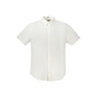 White Cotton Men Shirt