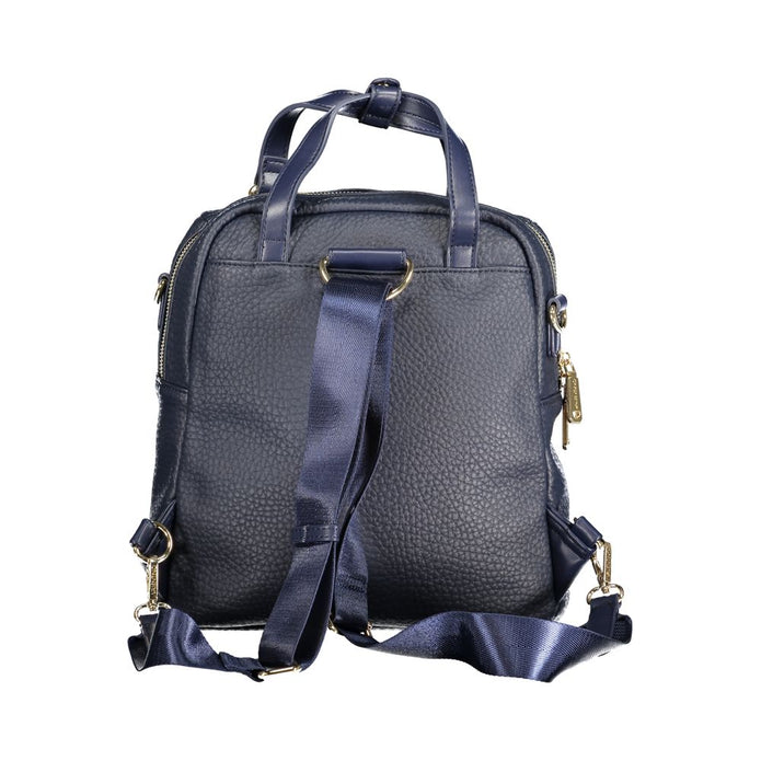 Blue Polyethylene Women Backpack