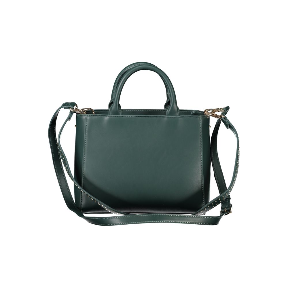 Green Polyethylene Women Handbag