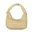 Beige Polyethylene Women Handbag