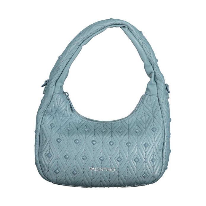 Blue Polyethylene Women Handbag