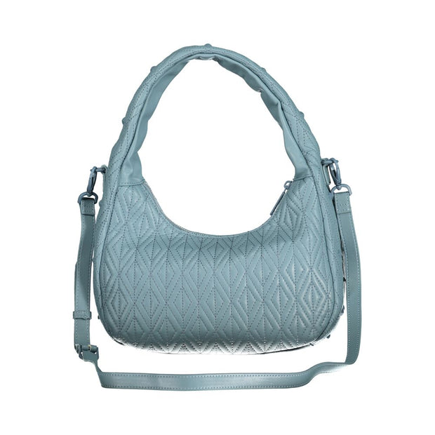 Blue Polyethylene Women Handbag