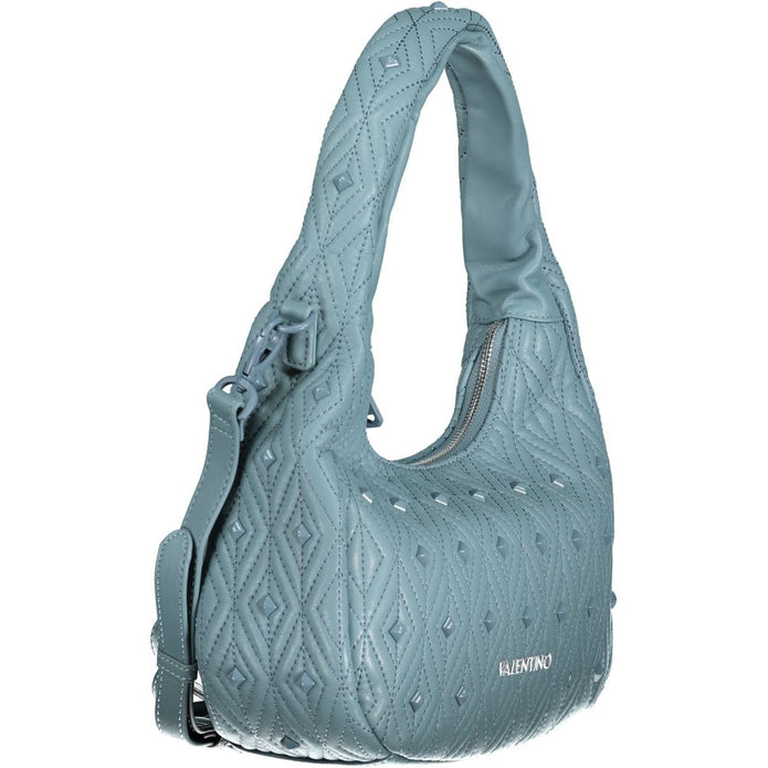 Blue Polyethylene Women Handbag