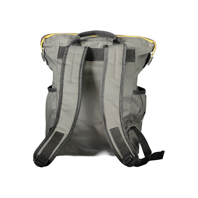 Green Polyamide Men Backpack