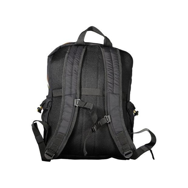 Black Polyamide Men Backpack