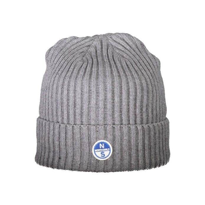 Gray Cotton Men Cap