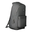 Black Polyester Men Backpack