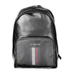 Black Polyethylene Men Backpack