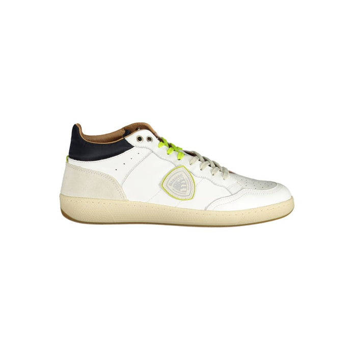 White Leather Men Sneaker