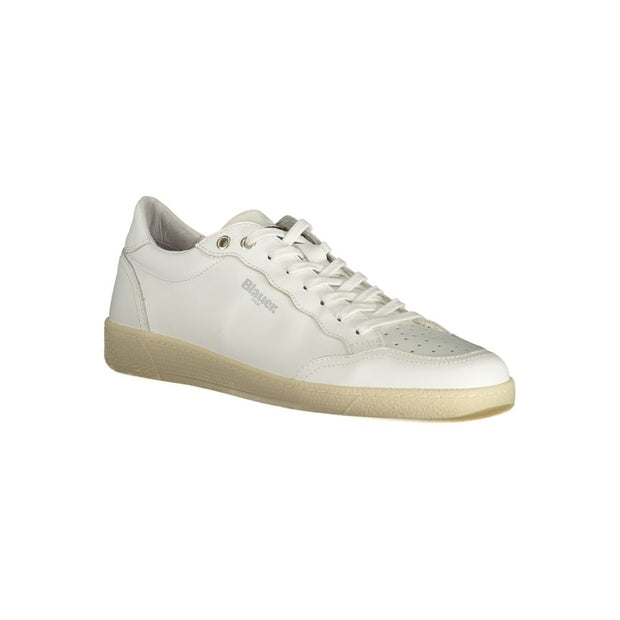 White Leather Men Sneaker