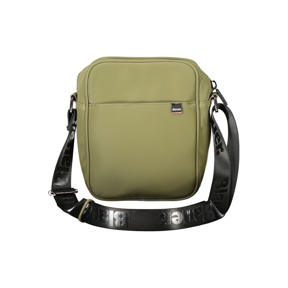 Green Polyester Men Shoulder Bag