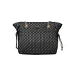 Black Polyethylene Women Handbag