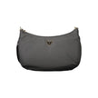 Black Polyester Women Handbag