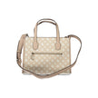 Pink Polyethylene Women Handbag