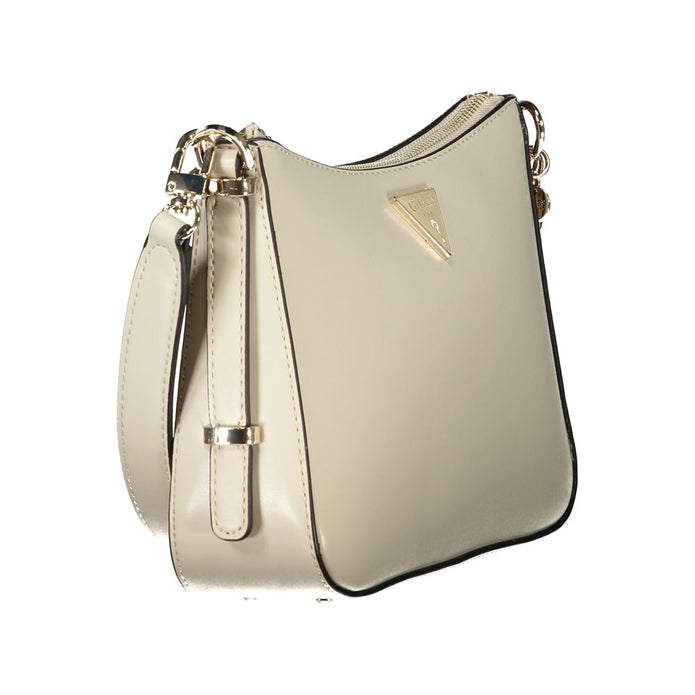 Beige Polyethylene Handbag