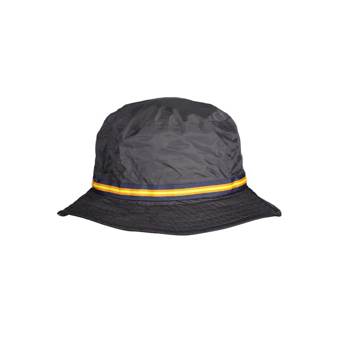 Black Polyamide Men Hat