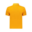 Orange Cotton Men Polo Shirt