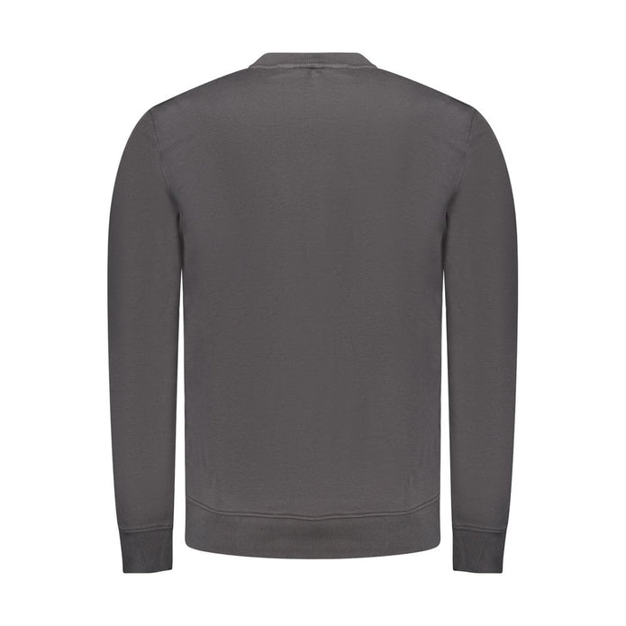 Black Polyester Men Sweater