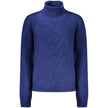 Blue Wool Women Sweater