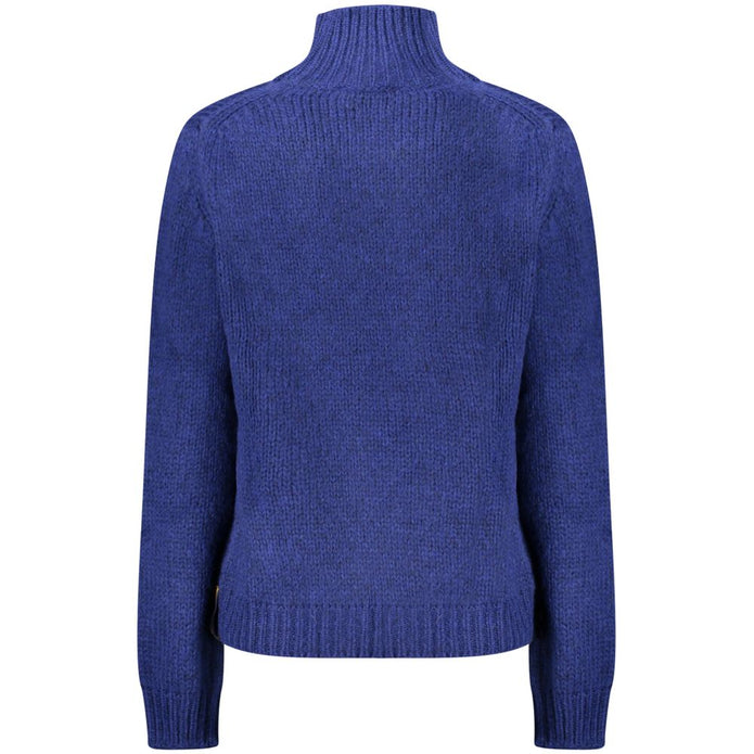 Blue Wool Women Sweater