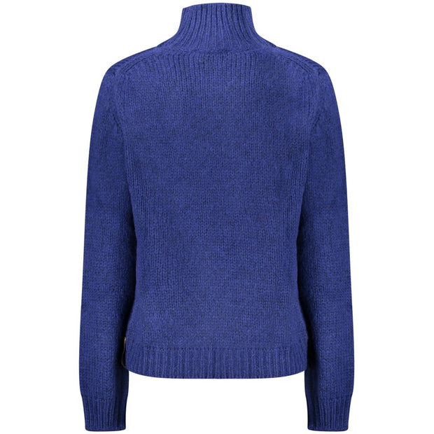 Blue Wool Women Sweater