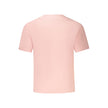 Pink Cotton Men T-Shirt