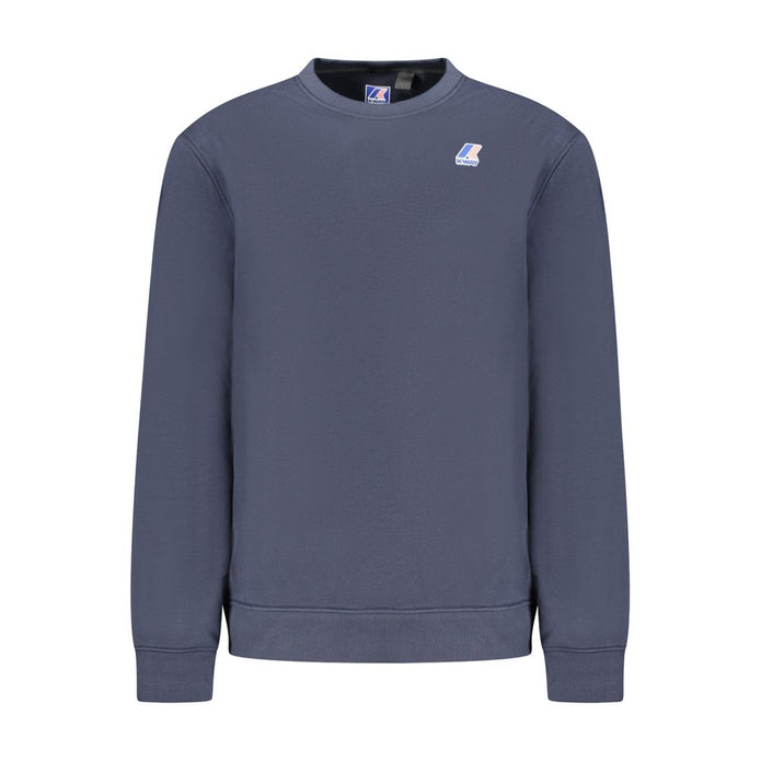 Blue Polyester Men Sweater