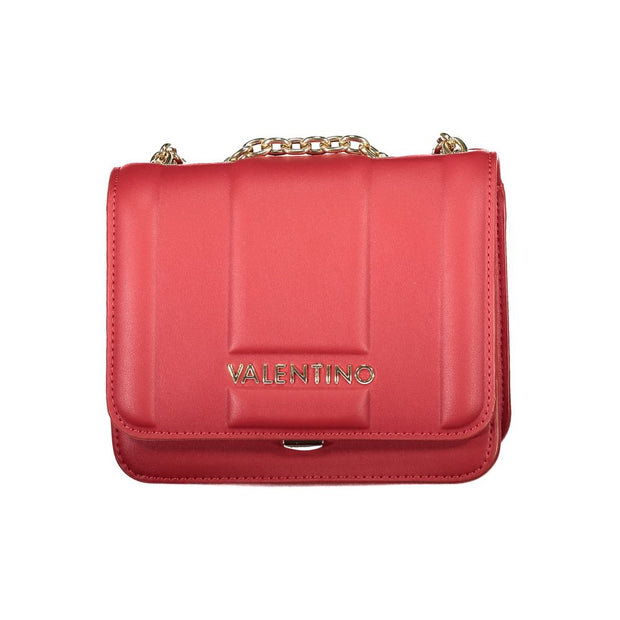 Red Polyethylene Women Handbag