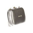 Silver Polyethylene Women Handbag