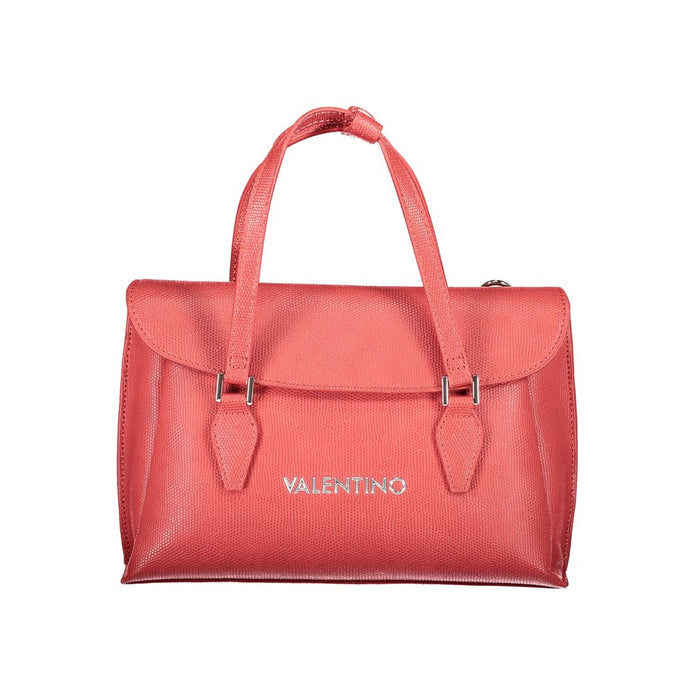 Red Polyethylene Women Handbag