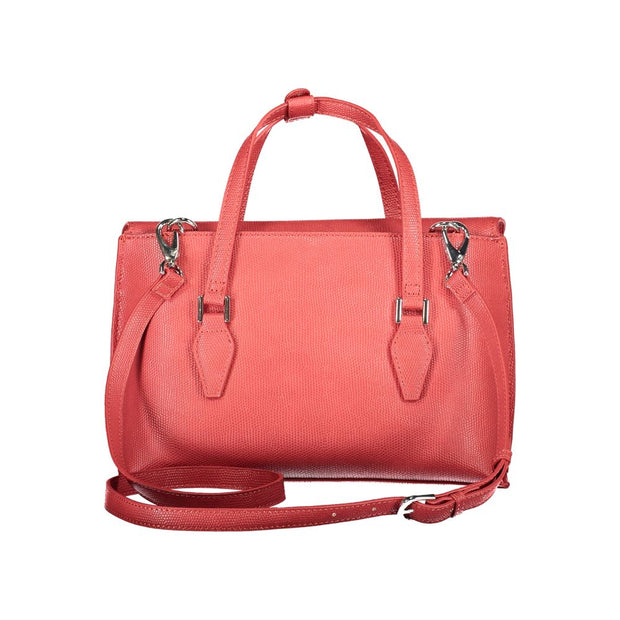 Red Polyethylene Women Handbag