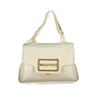 Beige Polyethylene Women Handbag