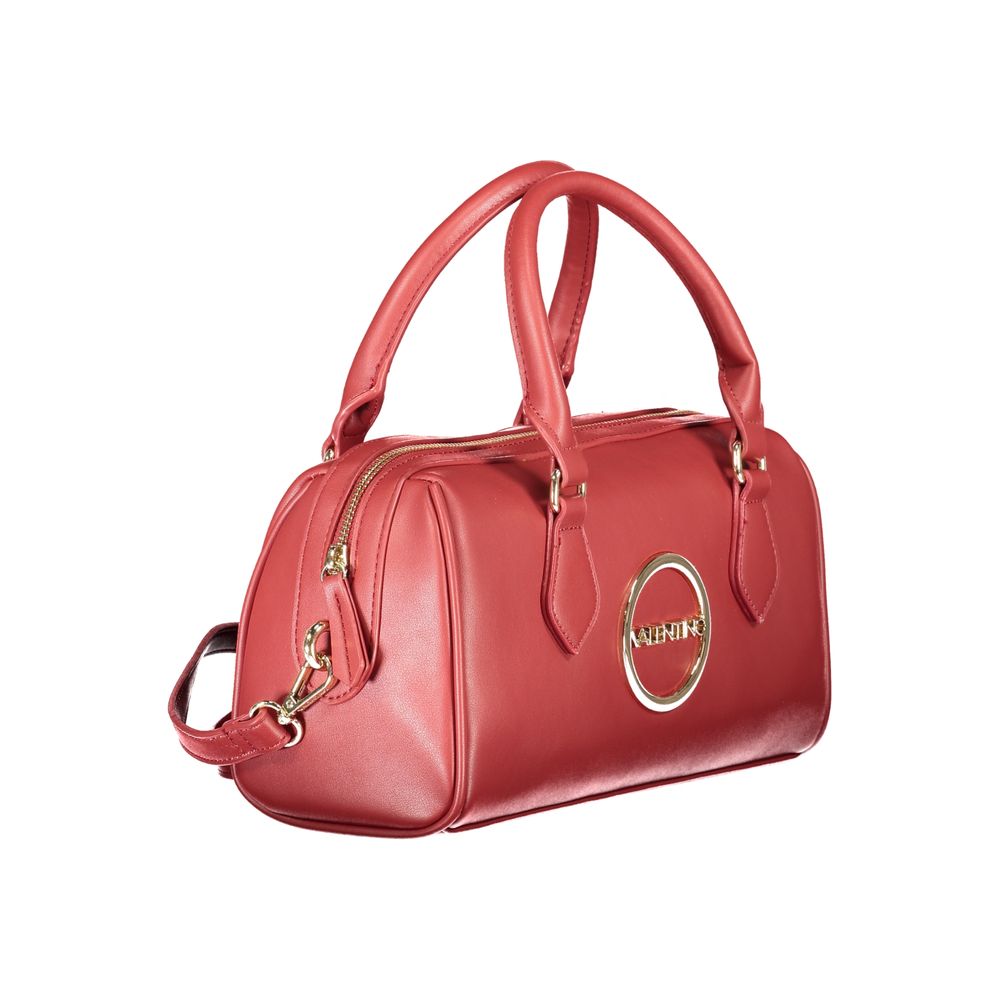 Red Polyethylene Women Handbag