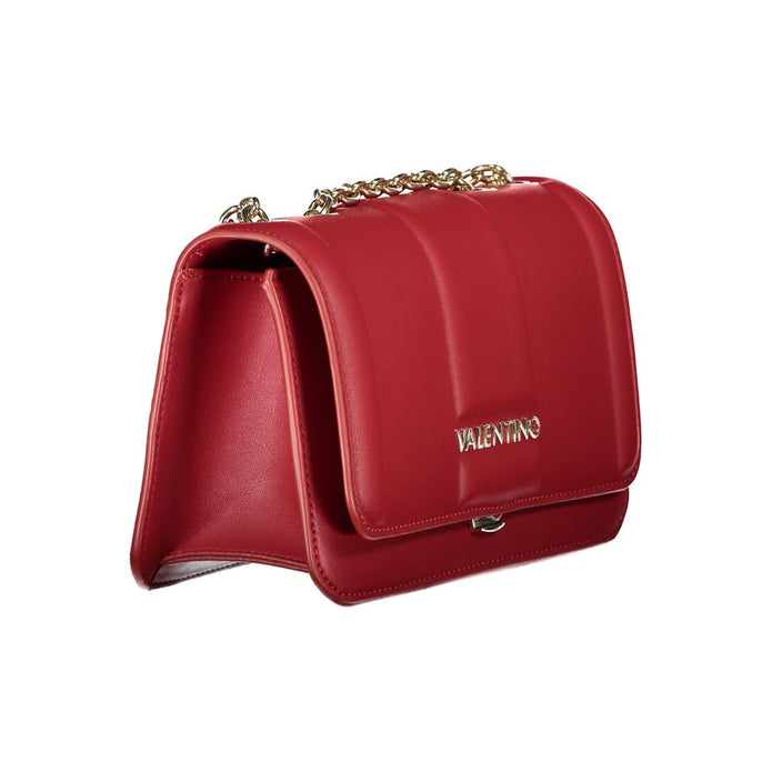 Red Polyethylene Women Handbag