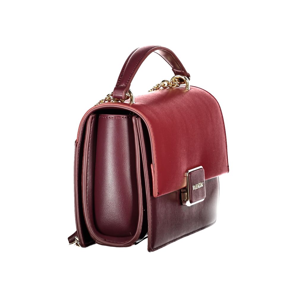 Red Polyethylene Women Handbag