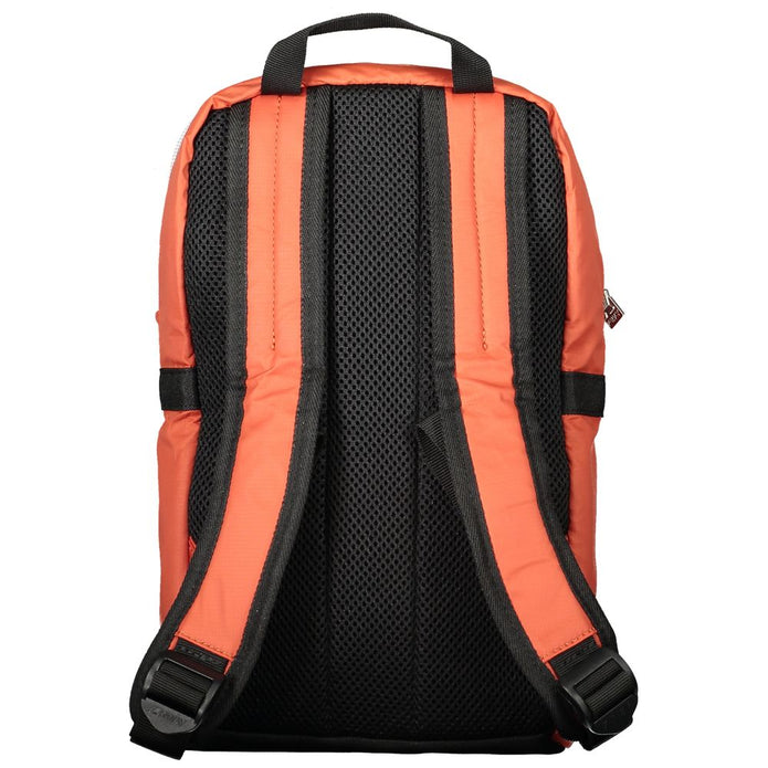 Red Polyamide Men Backpack