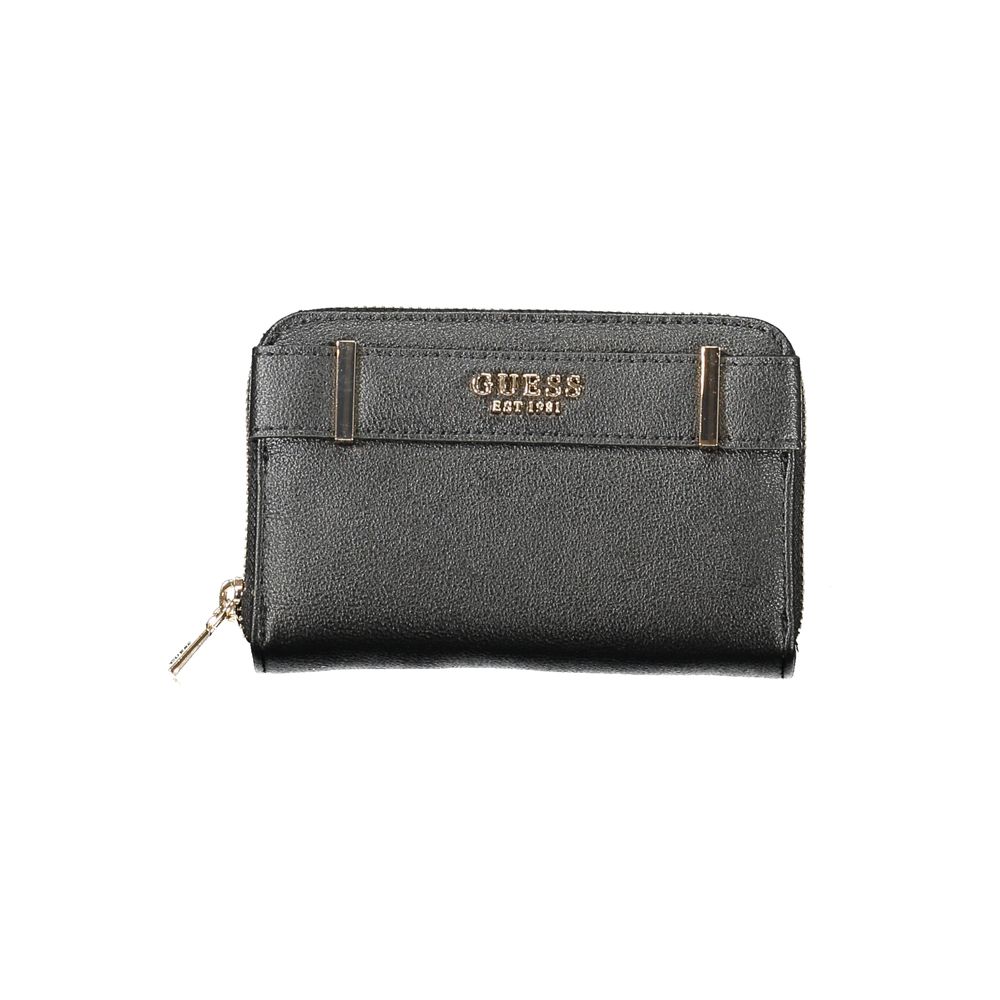 Black Polyethylene Women Wallet