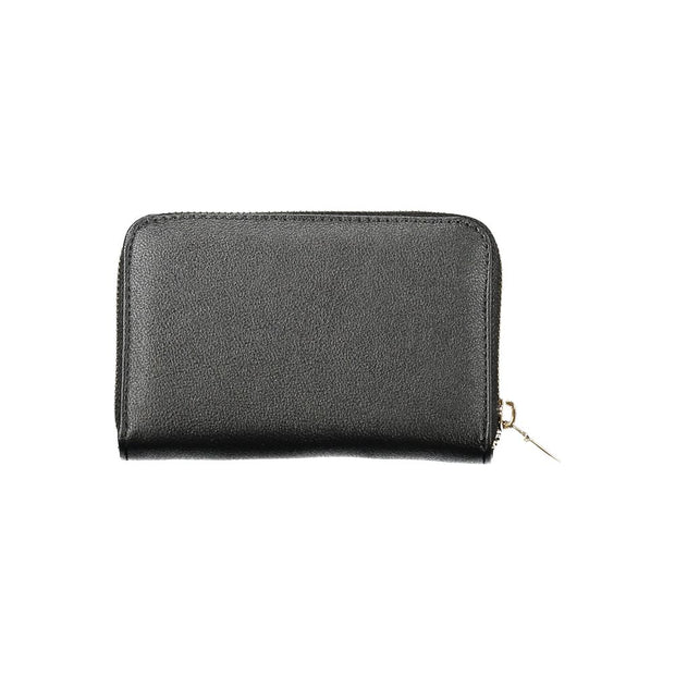 Black Polyethylene Women Wallet