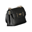 Black Polyethylene Women Handbag