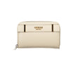 Beige Polyethylene Women Wallet