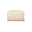 Beige Polyethylene Women Wallet