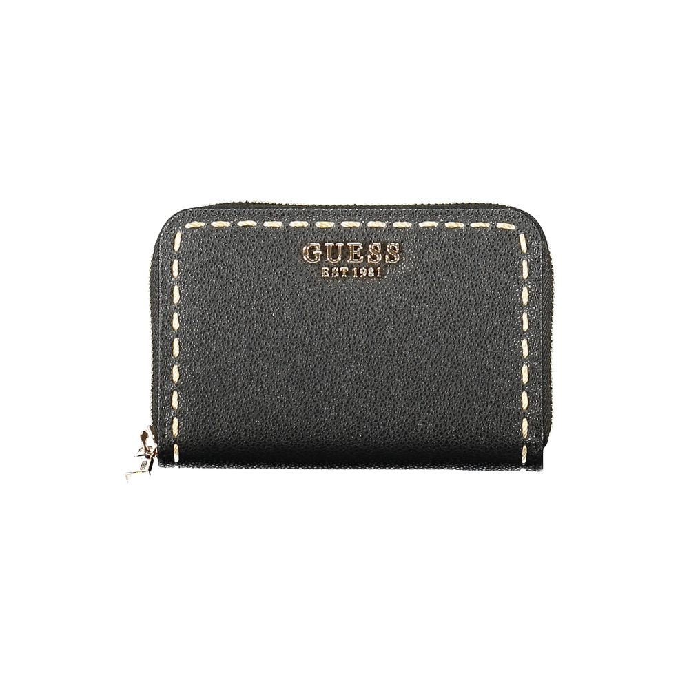 Black Polyethylene Women Wallet