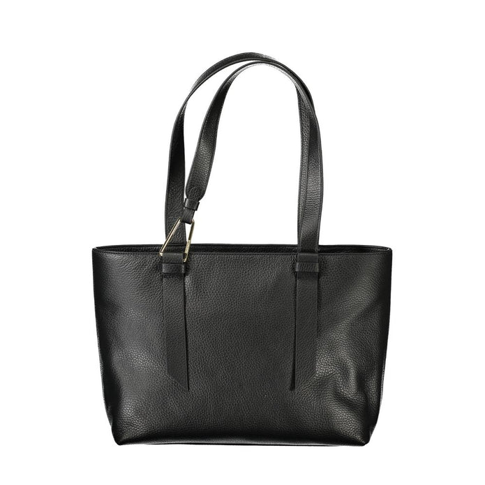 Black Leather Women Handbag