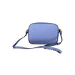 Light Blue Leather Women Handbag