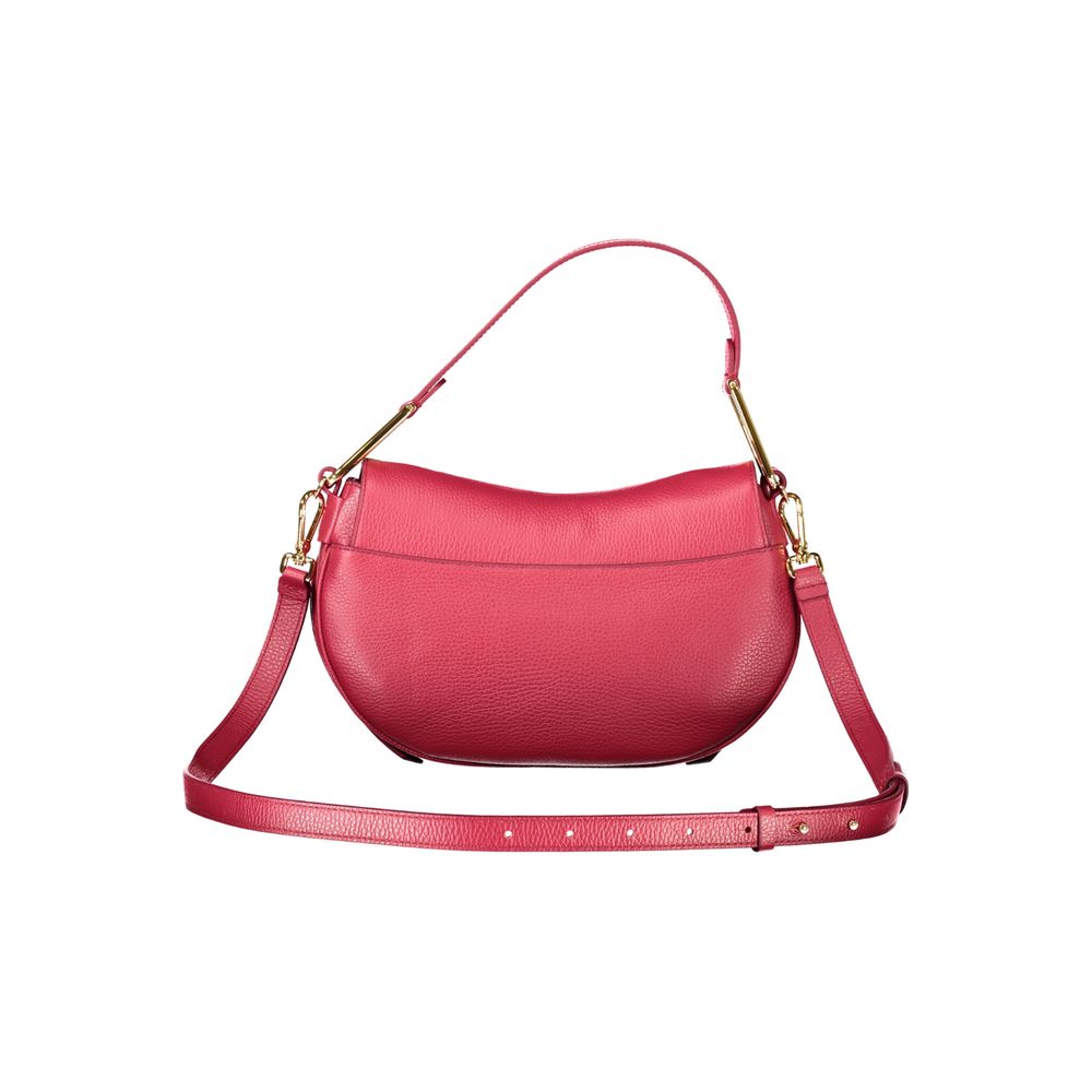 Red Leather Women Handbag