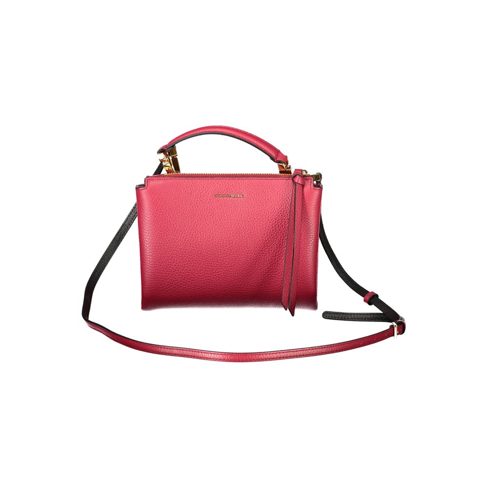 Red Leather Women Handbag