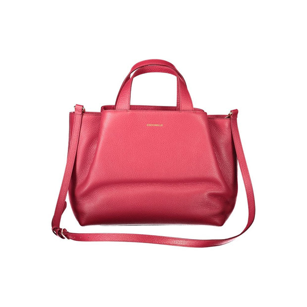 Red Leather Women Handbag