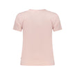 Pink Cotton Women T-Shirt