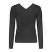 Black Viscose Women Sweater